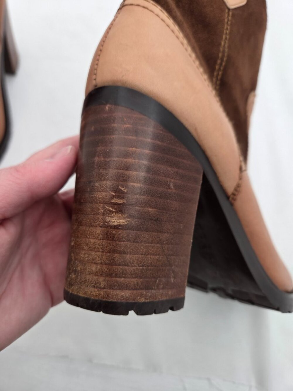 Ralph Lauren Leather Equestrian Heeled Boots 7.5 - Picture 10 of 14